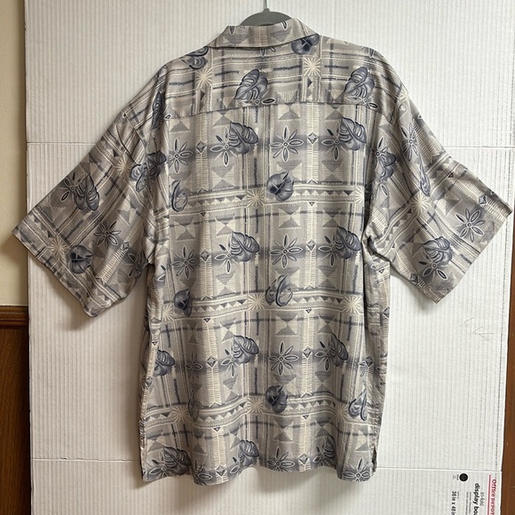 Feiss Men's Hawaiian Short Sleeve Button Down Shirt 100% Silk Size XXL - Picture 14 of 14